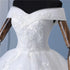 Ball Gown Wedding Dress With Train Elegant Embroidery Lace Beading Appliques Floral Pearls