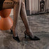 Elegant Pointed Toe Women Sandals Square Heel Strappy