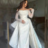 Elegant Women's Satin Bridal Dresses Mermaid Lace Gowns