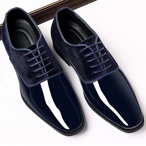 Classic Lace-Up Oxford Shoes for Men - Elegant Formal Footwear for Office, Weddings, and Business Casual Events