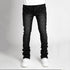 Stretchy Personality Stacked Denim Pants for Men – Fashion Pearls Rhinestone Skinny Jeans
