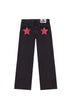 Baggy Jeans For Women With Stars Print Hip Hop Streetwear Style Loose Fit Denim Jeans