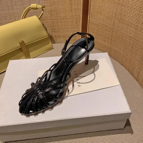 Sexy T Strap Heels For Women Sandals Narrow Band Party