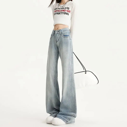 Baggy Jeans For Women Retro Denim Pants High Waist Vintage Streetwear Style Casual Everyday Wear