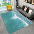 3D Beach Wave Inspired Carpet Area Rug for Living Room Decor and Home Use