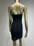 Women Summer Sexy V Neck Beaded Mini Bodycon Dress Evening Club Party Dress