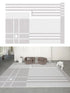 Artistic Luxury Large Living Room Carpet Comfortable Soft Bedroom Rug Minimalist Design