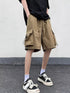 High Street Cargo Shorts For Men Casual Hip Hop Bermuda