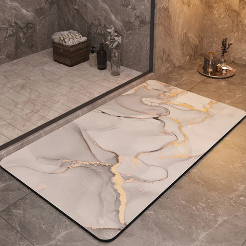 Luxury Bathroom Mats Anti Slip Quick Dry Foot Floor Mat Washable Doormat Carpet