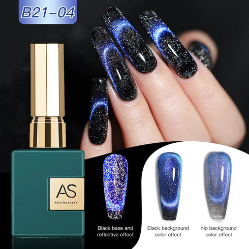Magnetic Cat Eye Nail Gel Polish - 15ml 9D Shiny Galaxy Effect Soak Off Varnish for Stunning Nail Art, Long Lasting Manicure Essential
