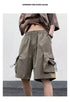 High Street Cargo Shorts For Men Casual Hip Hop Bermuda