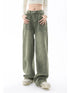 Chic High Waist Loose Straight Leg Women's Jeans for Effortless Streetwear Style - Ideal for Casual Y2K Fashion and Fall Outfit Inspiration