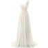 Chiffon Off-Shoulder A-Line Dress With Floral Pleats Floor-Length Corset Back Bridesmaid Dress