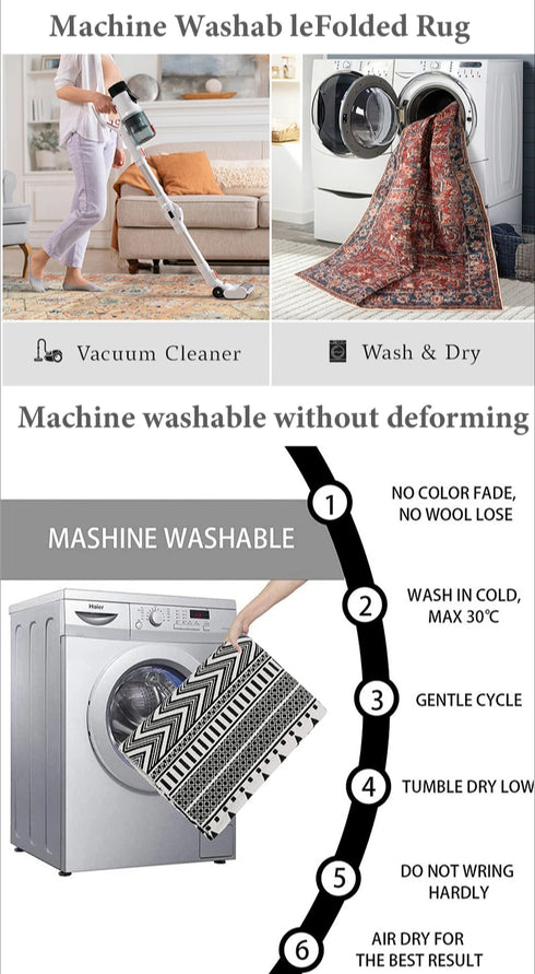 Floral Birds Area Rug for Living Room and Bedroom Decor Soft Non Slip Machine Washable Floor Mat