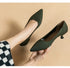 Stylish Women's Pointed Toe Slip-On Flat Pumps for Casual Spring and Autumn Wear
