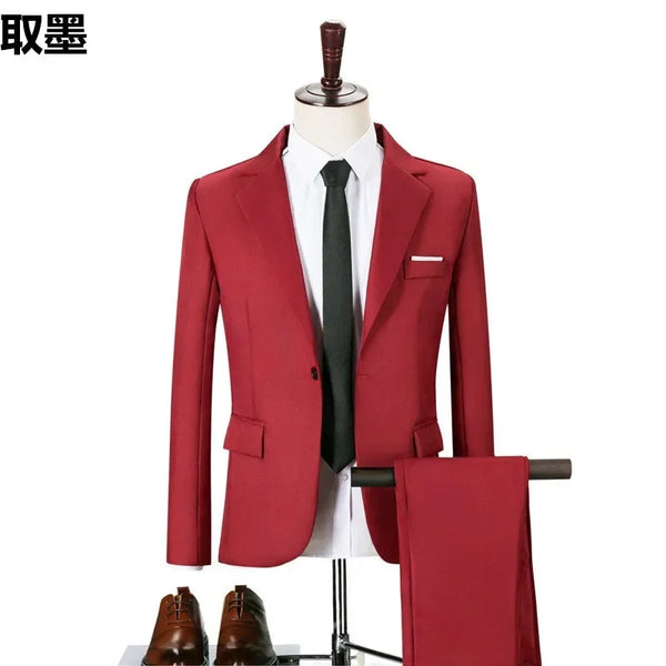 Quality Casual Western-Style Suits in Multi-Color Business Apparel