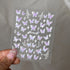 Adorable Pink Christmas Nail Art Stickers with Shiny Shells, Cute Snowflakes, Stars, and Wreaths - 5D Embossed Nail Decorations for Festive Nail Designs