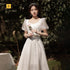 Bridesmaid Dress Floor Length Jersey Gown With Ruched Bow Sweetheart Neckline For Wedding Party Dress