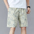 Plus Size Men's Casual Cotton Summer Knee Shorts Sports