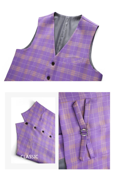 Men's Casual Three-Piece Suit Set for Fashion Business and Weddings