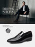 Men's Dress Shoes Elegant Animal Texture Slip-On for Weddings and Office Parties