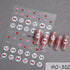 5D Embossed Nail Art Stickers - Semi-Transparent White Bowknots Adhesive Sliders for Creative Manicure Decorations and Nail Art Accessories