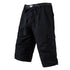 Mens Crop Pants Casual Cargo Shorts with Zipper Pockets