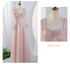 V-Neck Ruched Tulle A-Line Dress With Square Collar And Appliques And Bow Bridesmaid Dress