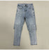 Fashion Rhinestone Jeans Female High Waist Slim Pencil Pants