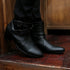 Stylish Leather Chelsea Boots for Men - Designer Casual and Formal Buckle Strap Footwear