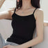 Stylish Women's Sleeveless Black Tank Top - Casual Fitness Camisole for Spring and Summer Wear, Perfect for Active Lifestyle and Everyday Comfort