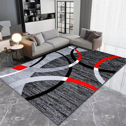 Nordic Geometric Area Rug for Living Room Modern Luxury Decor
