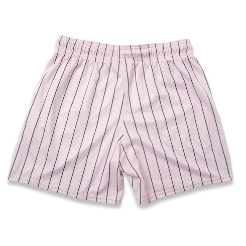 Striped Pattern Casual Shorts for Men's Fitness and Basketball