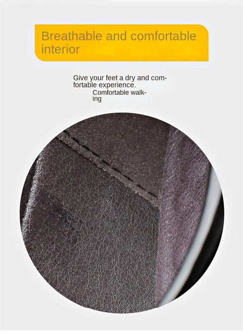 Fashionable Versatile Men Formal Leather Shoes Business Casual Slip On