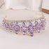 Baroque Crystal Bridal Tiara Headband - Elegant Rhinestone Hair Jewelry for Women