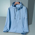 Summer Hooded Windbreaker Jacket for Men and Women - Quick Dry Sun Protection Clothing for Fishing and Hunting, Casual Outdoor Outerwear with Pockets