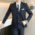 Men's Business Casual Suit Set Blazer Vest Pants Fashionable Slim Fit for Weddings and Work