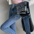Women's High Waist Stretch Jeans - Fashionable Slim Denim Pants