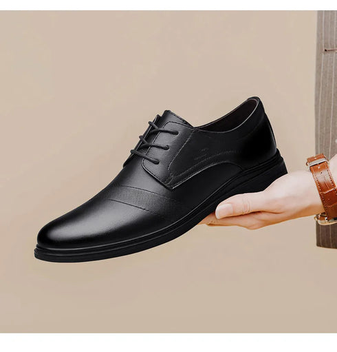 Genuine Leather Casual Business Shoes for Men Leisure Derby Footwear