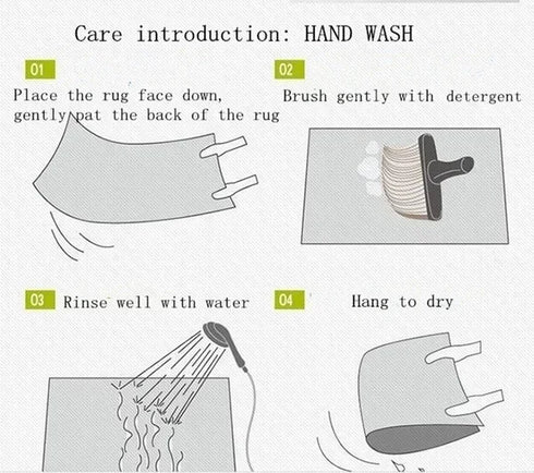 Moroccan Luxury Rug for Living Room and Bedroom Easy Clean Non Slip Decor