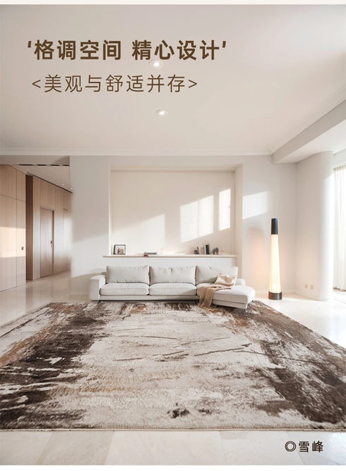 Light Luxury Retro Area Rugs for Living Room and Bedroom Plush Soft Thick Mats