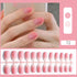24Pcs Removable Coffin Ballet False Nails - Full Finished Press On Nail Patches for Girls, Perfect for Halloween and Everyday Wear