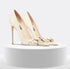 Classic Pointed Women's High Heels with Big Flower Detail - Fashionable and Comfortable Office Pumps for Stylish Women