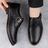 Fashionable Men's Pointed Banquet Business Wedding Shoes Casual Leather Footwear