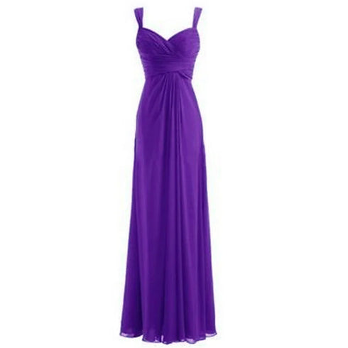A Line Chiffon Sweetheart Bridesmaid Dress For Evening With Pleated Off Shoulder Silhouette And Lace Up Back