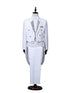 Sophisticated Tailcoat Suit for Performers - Stylish Casual Stage Jacket for All Seasons