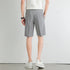 Summer Men's Suit Shorts Solid Color Business Casual Knee-length Pants