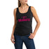 Chic Casual U-Neck Graphic Long Tank Top for Women - Trendy Sleeveless Slim Fit Vest Perfect for Summer Fashion