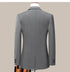 Men's Fashion Business Suit Two-Piece Set for Weddings and Banquets