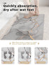 Luxury Bathroom Mats Anti Slip Quick Dry Foot Floor Mat Washable Doormat Carpet